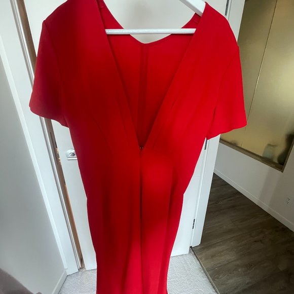 Victoria Beckham Red Dress - Picture 2 of 5
